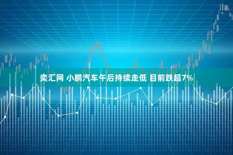奕汇网 小鹏汽车午后持续走低 目前跌超7%